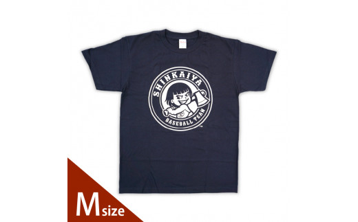 新海屋硬式野球部ﾁｰﾑﾛｺﾞ入りTｼｬﾂMｻｲｽﾞ N018-YZA488-02