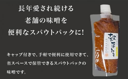 穀平みそ発酵食品5種類セット（吟醸みそ、豊醸みそ、吟白みそ 各280g、甘酒、塩こうじ 各250g、総合計1.34kg）［穀平味噌醸造場］味噌 みそ 麹 あま酒 国産 天然醸造味噌 詰め合わせ 詰合せ お試し 信州味噌 信州みそ スパウトパック スパウト袋 お楽しみ 長野県［B-16］