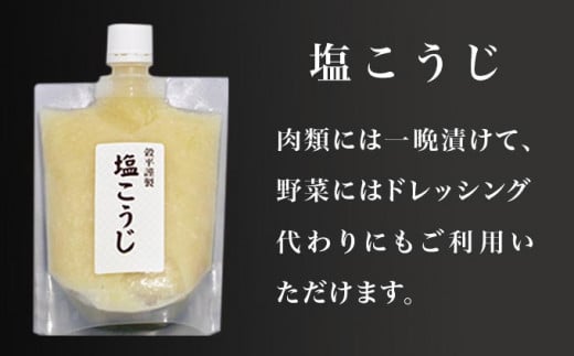 穀平みそ発酵食品5種類セット（吟醸みそ、豊醸みそ、吟白みそ 各280g、甘酒、塩こうじ 各250g、総合計1.34kg）［穀平味噌醸造場］味噌 みそ 麹 あま酒 国産 天然醸造味噌 詰め合わせ 詰合せ お試し 信州味噌 信州みそ スパウトパック スパウト袋 お楽しみ 長野県［B-16］