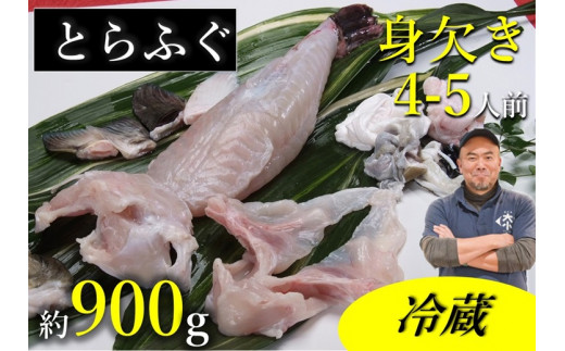 【期間限定】とらふぐ 身欠き 900～950g 干しひれ付き 冷蔵 フグ 河豚 長門市