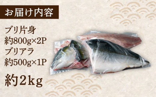 【24年1月9日以降発送】【1月限定】対馬 寒 ブリ 3枚おろし 約2kg 《対馬市》【海風商事】国産 長崎 九州 刺身 [WAD009]冷蔵 新鮮 ぶり 寒ぶり フィレ  海鮮 魚介 鰤 刺身 しゃぶしゃぶ 煮物 BBQ 鍋 ブリしゃぶ 肉厚 