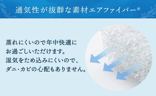 エアウィーヴ ポータブル02 セミダブル ポータブルタイプ 最上位モデル