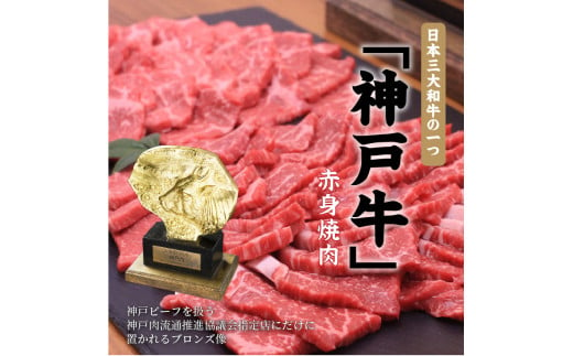 ★選べる配送月★[10月発送]神戸牛赤身焼肉(500g)《 肉 牛肉赤身 神戸牛 焼肉 国産 バーベキュー 和牛美味しい プレゼント ギフト 赤身肉 お取り寄せ 送料無料 おすすめ 》【2402A00109-10】