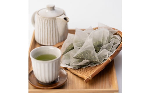 ＜のし付き・お歳暮＞「天然玉露あさつゆ」緑茶ティーバッグ(5g×25P)×4袋 A4-1S【1551761】