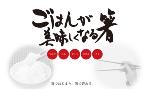 【贈答用】ごはんが美味しくなる箸(R)一膳 5セット 箱入 箸 お箸 はし 鉄刀木 オリーブオイル塗装 手作り プレゼント 贈り物 新潟県 上越