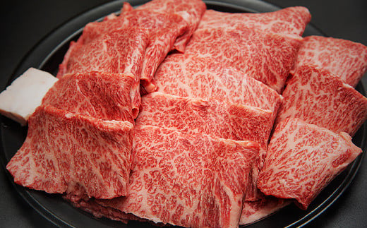 ＜茨城県産常陸牛＞焼肉用1kg(茨城県共通返礼品)【配送不可地域：離島】【国産 黒毛和牛 焼肉 バーベキュー 肉 にく ミート 肩ロース ブランド牛 A4～A5ランク 牛肉 和牛 贅沢 人気 お取り寄せグルメ お取り寄せ グルメ おかず おすすめ 厚めのスライス ボリューミー】