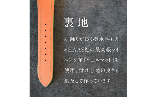 【DR10G】受注生産 本革 Apple Watch バンド　カラー：グレージュ＜サイズ：38/40/41mm＞