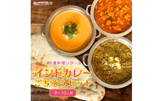 印度料理シタール インドカレー大ごちそうセット【カレー 加工食品 レトルト食品】[№5346-0058]