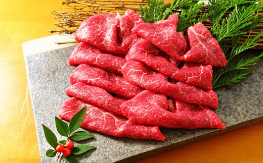 あか牛 モモ しゃぶしゃぶ用 400g (煎り酒付き) 和牛 牛肉 お肉