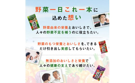 カゴメ 野菜一日これ一本 超濃縮 カルシウム＆マグネシウム 125ml 紙パック 24本入 （野菜ジュース）