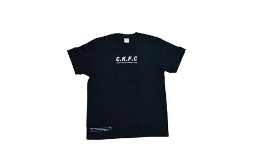 【黒・Mサイズ】川越からJリーグへ。CKFCオリジナルTシャツ1枚 ／ サッカー ユニフォーム 埼玉県