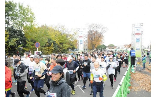 小江戸川越ハーフマラソン出走権（ハーフの部）１名分 ／ マラソン大会 参加権 市民ランナー 人気スポット 日本陸連公認コース 埼玉県