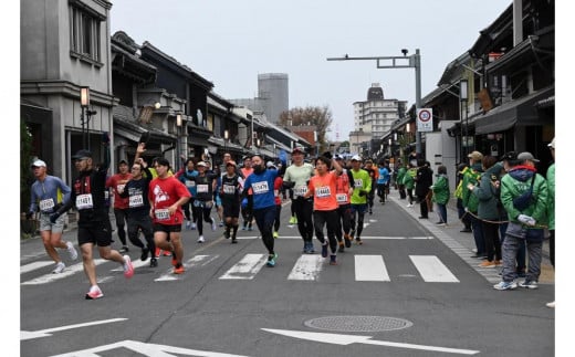 小江戸川越ハーフマラソン出走権（ハーフの部）１名分 ／ マラソン大会 参加権 市民ランナー 人気スポット 日本陸連公認コース 埼玉県