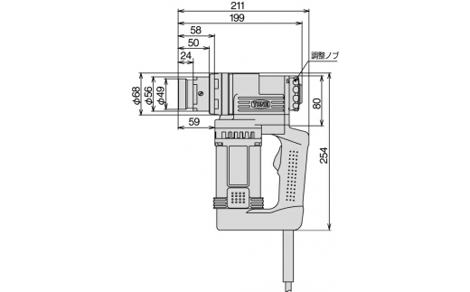 1次締め専用レンチ建方1番(トルシアボルト用) GKS251　工具　TONE　トネ 15001-40000064