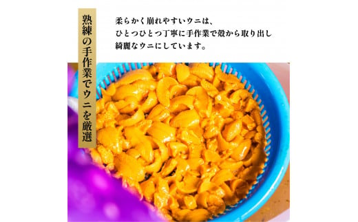 ◆2025年発送予約◆北海道 利尻島産 生うに 天然キタムラサキウニ90g×2【2025年6月上旬より順次出荷】むらさき ウニ 利尻 無添加 みょうばん不使用 塩水ウニ 国産うに 雲丹