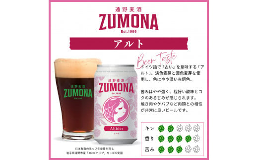 クラフトビール 遠野麦酒ZUMONA 缶 3種 6本 飲み比べ セット 【 新発売 リニューアル 】/ 上閉伊酒造 ズモナビール 岩手県 遠野市 産 ホップ 使用 インターナショナルビアカップ 金賞 銀賞 フルーティ 飲みやすい 地ビール 