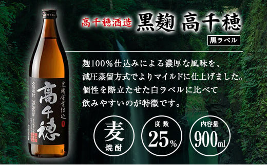 ◆「宮崎県焼酎」芋・麦6種飲み比べセット(25度900ml）