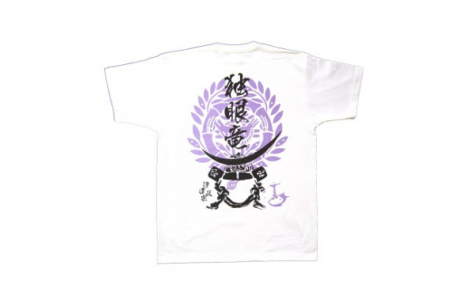 戦国武将Tシャツ 伊達政宗(ホワイト,Sサイズ)【1480799】