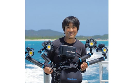 海洋生物写真家　峯水亮氏