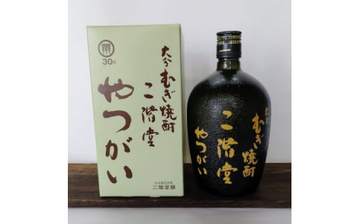 大分むぎ焼酎　二階堂吉四六つぼ25度2本とやつがい30度2本(720ml)4本セット【1455794】