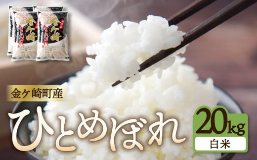 【白米】 20kg ひとめぼれ 金ケ崎町産 お米 自宅 炊飯 お弁当 袋 岩手県 金ケ崎町 いわて 米 コメ こめ 白米 ブランド米 ごはん ご飯 白飯 飯 おにぎり 岩手 金ケ崎