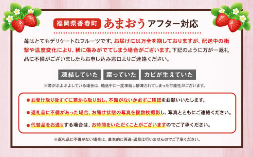 【数量限定300g】エコファーマー あまおう 約300g×2パック 計600g