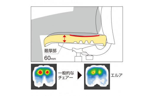 Mea4_コクヨチェアー　エルア(ライトオリーブ・本体黒)／肘つき／フローリング用（Vキャスター）　／在宅ワーク・テレワークにお勧めの椅子