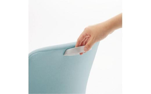 Mea4_コクヨチェアー　エルア(ライトオリーブ・本体黒)／肘つき／フローリング用（Vキャスター）　／在宅ワーク・テレワークにお勧めの椅子