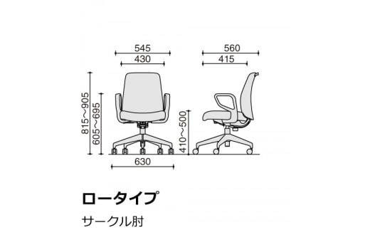 Mea4_コクヨチェアー　エルア(ライトオリーブ・本体黒)／肘つき／フローリング用（Vキャスター）　／在宅ワーク・テレワークにお勧めの椅子
