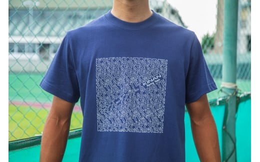 KINAN Racing TeamオリジナルTシャツ【ダークブルー XLサイズ】＆オリジナルドリンクボトルセット / 自転車 公式 スポーツ 限定品 限定 チーム ロード レース チーム ロードレース レースチーム レーシング【knn003-4】