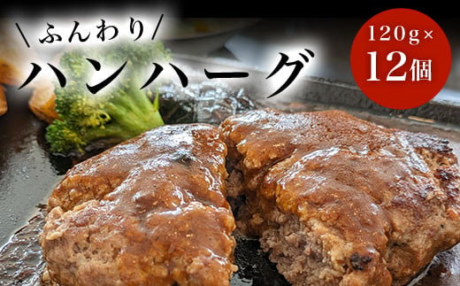 ハンハーグ　120g×12個 ふるさと納税 ハンバーグ デミグラス お惣菜 千葉県 白子町 送料無料