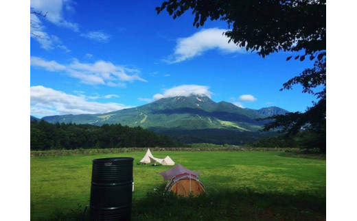 ゆったりとしたスペースで、自分らしいキャンプを実現できます。