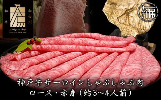 ★選べる配送月★[2月発送]神戸牛サーロインしゃぶしゃぶ肉 500g《 肉 牛肉 牛 神戸牛 国産牛 しゃぶしゃぶ サーロイン 》【2406A00116-02】