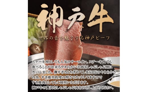 ★選べる配送月★[2月発送]神戸牛サーロインしゃぶしゃぶ肉 500g《 肉 牛肉 牛 神戸牛 国産牛 しゃぶしゃぶ サーロイン 》【2406A00116-02】