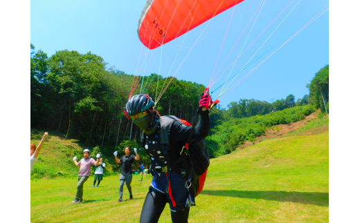 スカイパーク毛呂山　パラグライダー体験(2名分)