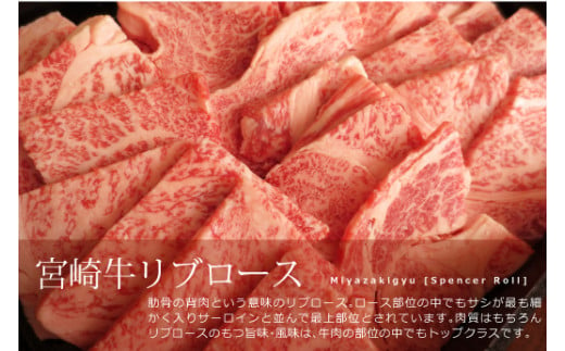 宮崎牛リブロース焼肉900g(300g×3)　（36-189） 