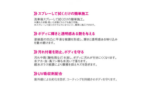 ペルシード　ハイドロショット2親水タイプ PCD-810　コーティング施工専用拭き取りクロス付属【1552323】