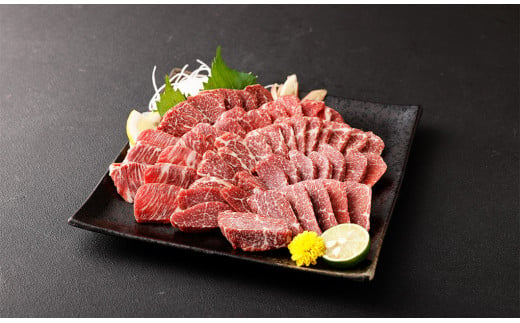 熊本 馬刺し 上霜降り (トロ) 300g ＋ 馬肉ユッケ 300g 合計600g セット