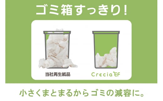 《6ヶ月ごとに2回お届け》定期便 ハンドタオル クレシアEF ソフトタイプ200 スリムEX 2枚重ね 200組(400枚)×8パック 最短翌日発送 秋田市オリジナル【レビューキャンペーン中】