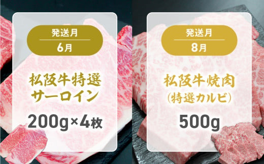 松阪牛  定期便 年6回 計3.4㎏ スペシャル(プラチナ) 偶数月 隔月 国産牛 和牛 ブランド牛 JGAP家畜・畜産物 農場HACCP認証農場 牛肉 肉 高級 人気 おすすめ 神戸牛 近江牛 に並ぶ 日本三大和牛 松阪 松坂牛 松坂 特選ロース しゃぶしゃぶ 焼肉 特選 サーロイン 特選 カルビ シャトーブリアン 三重県 多気町 SS-68