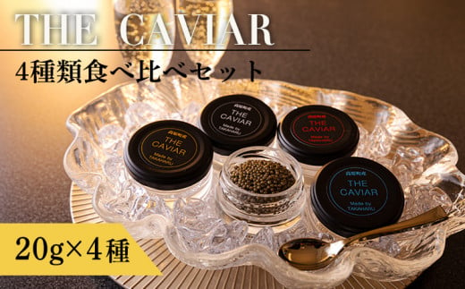 THE・CAVIAR（ザ・キャビア）4種食べ比べセット 合計80g TF0551-P00066