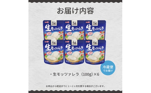 明治北海道十勝チーズ 生モッツァレラ６個 セット me003-070c