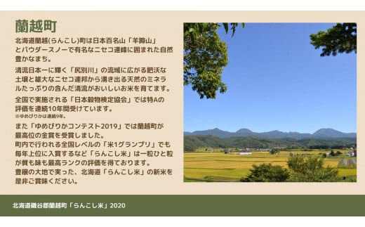 〈令和5年産〉らんこし米（ほしのゆめ）　５ｋｇ（長田農産）