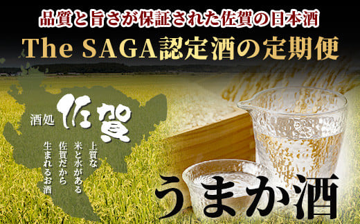 【定期便】【１２ヶ月】TheSAGA認定酒 おたのしみ定期便【毎月1回720ml×2本を計12回お届け】[佐賀県 鹿島市 定期便 12回 お酒 酒 おさけ 日本酒 TheSAGA認定酒 TheSAGA 認定酒 純米吟醸酒 純米酒 特別純米酒 720ml 2本 おまかせ 定期発送 人気 おすすめ 送料無料] T-6