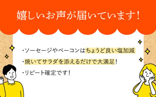 無添加 ベーコン ブロック ハム 冷凍 セット 定期便 定期 毎月