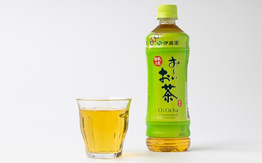 入間産茶葉使用　PETお～いお茶緑茶　600ml×24本【1400383】