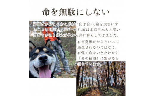 軽井沢鹿工房　愛犬用鹿肉ジャーキー　骨セット【1466787】