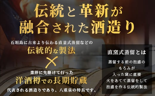 【年内配送12月19日ご入金まで】琉球泡盛　八重泉酒造720mlアラカルトセット グラス付 YS-17