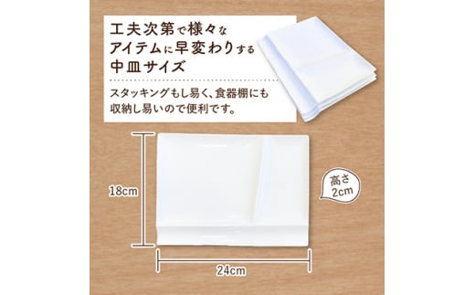 2010年 グッドデザイン賞 受賞 !＜ miyama. ＞ isola パレットプレート L ( 白磁 ) 3枚組 _ 食器 プレート ランチプレート 美濃焼 皿 お皿 仕切り 【1224138】