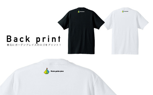 オリジナルTシャツ Alphabet柄 黒-Sサイズ